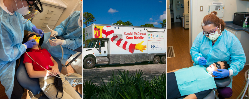 Kids Being Treated by the Ronald McDonald Care Mobile Staff