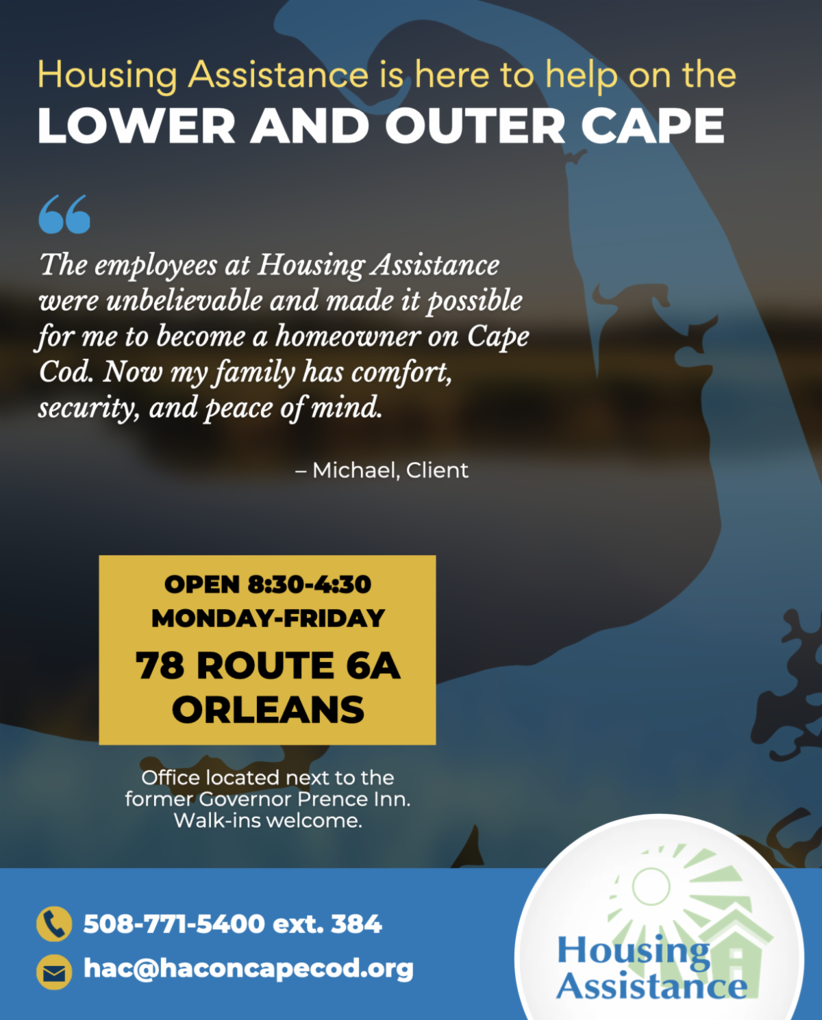 News from Housing Assistance Cape Cod