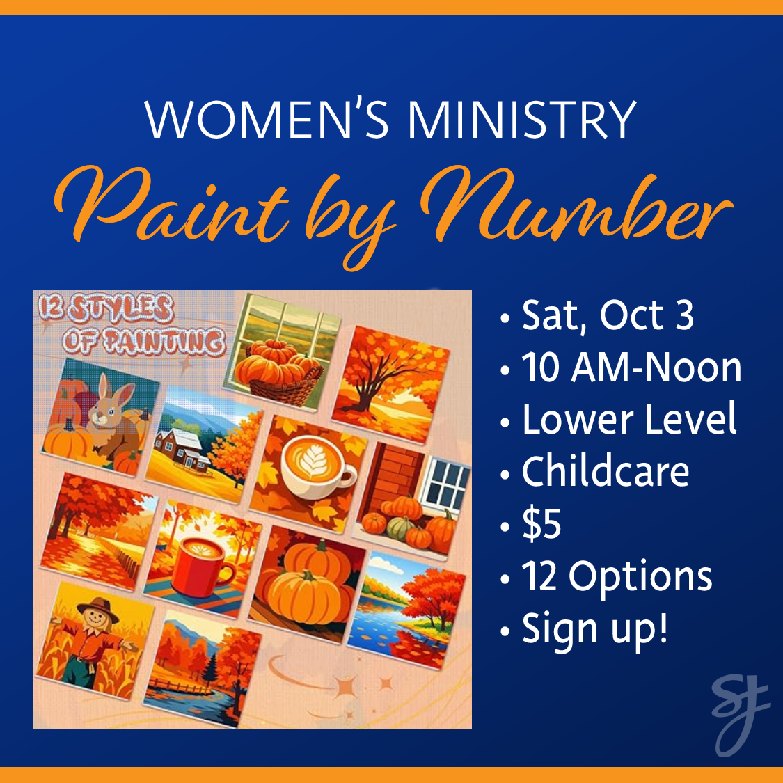 Womens Ministry Paint by Number