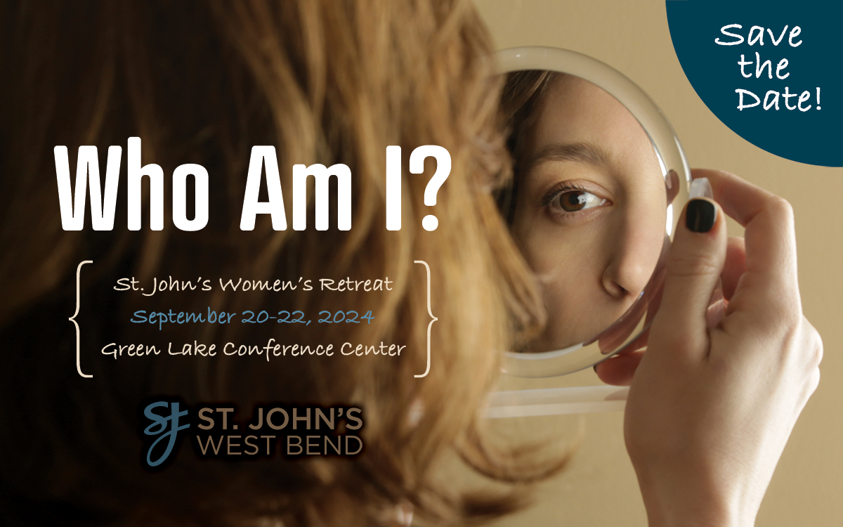 Who Am I save the date for the womens retreat