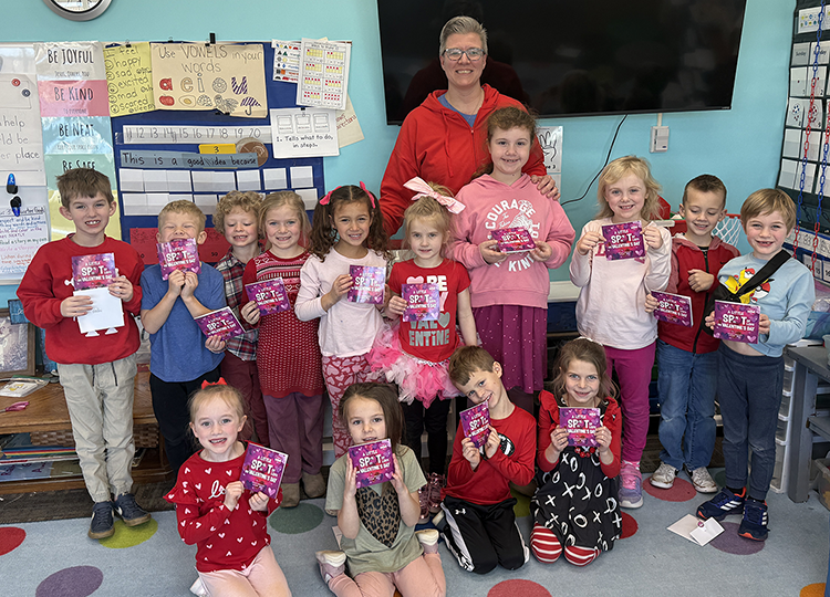 Marcia with her K5 students