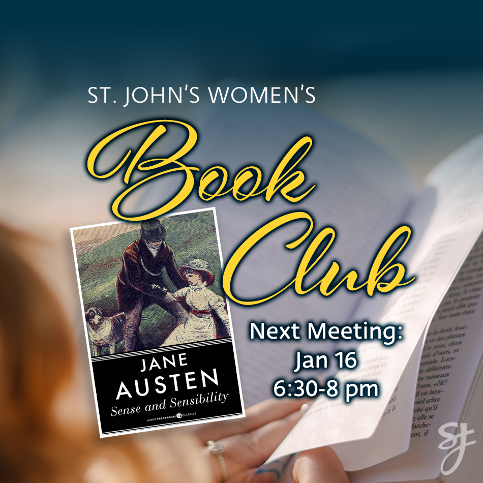 Book club book for Jan 16 is Sense and Sensibility by Arthur Golden