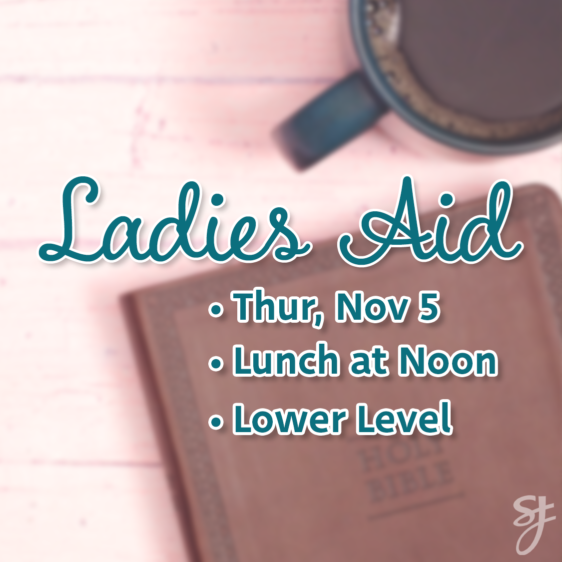 Ladies Aid meeting on November 5