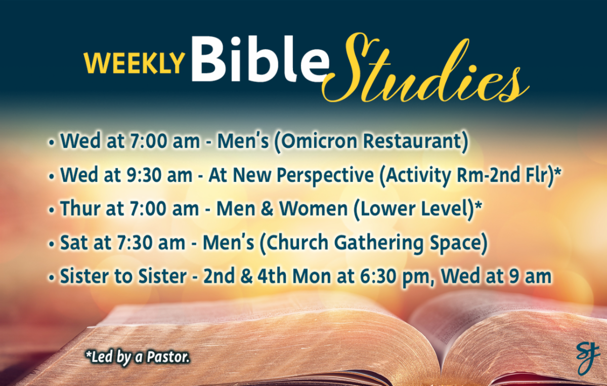 Weekly Bible Study Schedule 