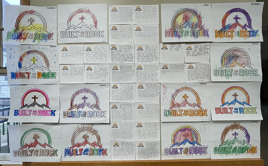 Built on the Rock Student Art