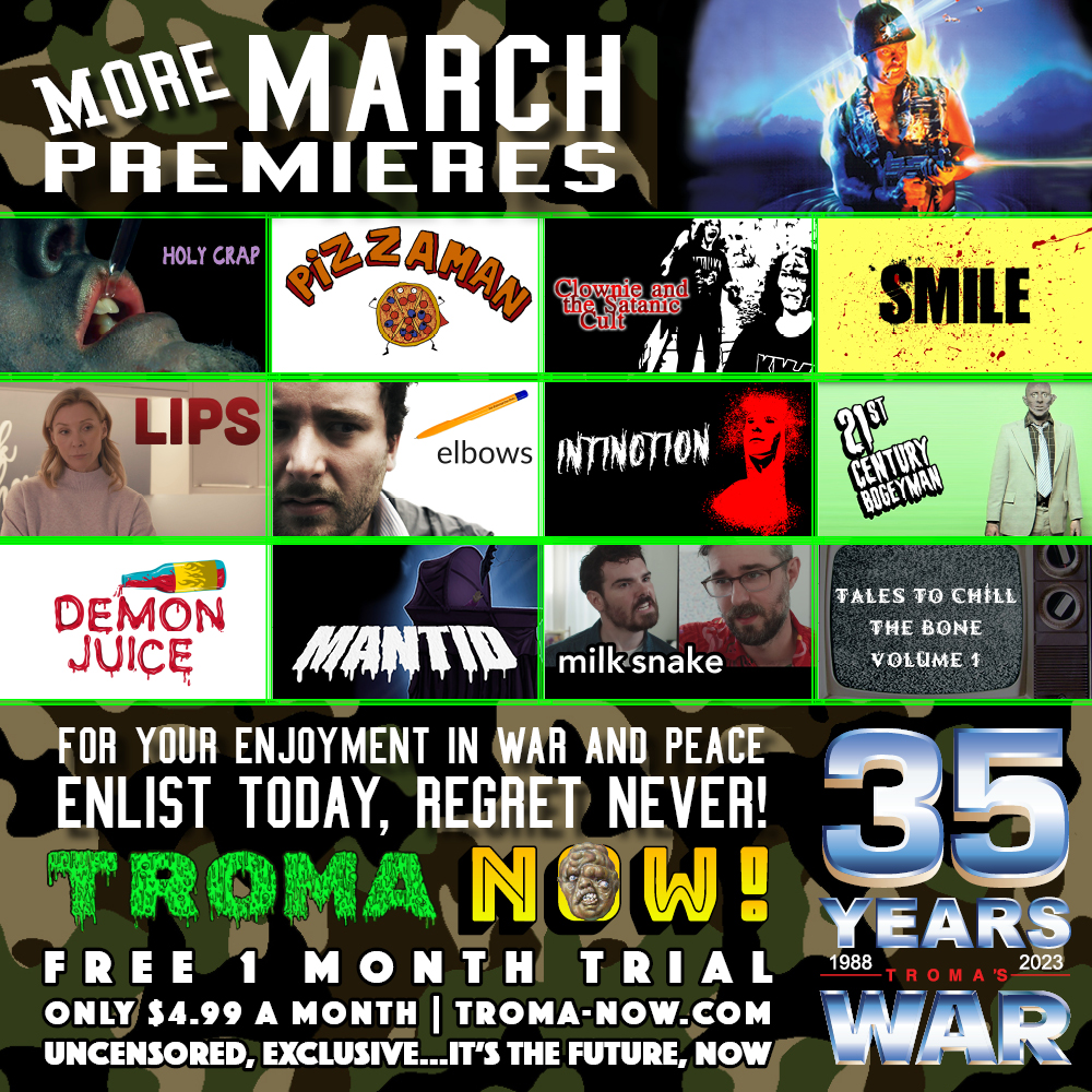 The Luck of the Toxic New Releases on Troma Now!