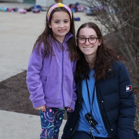 Child and Staff Member