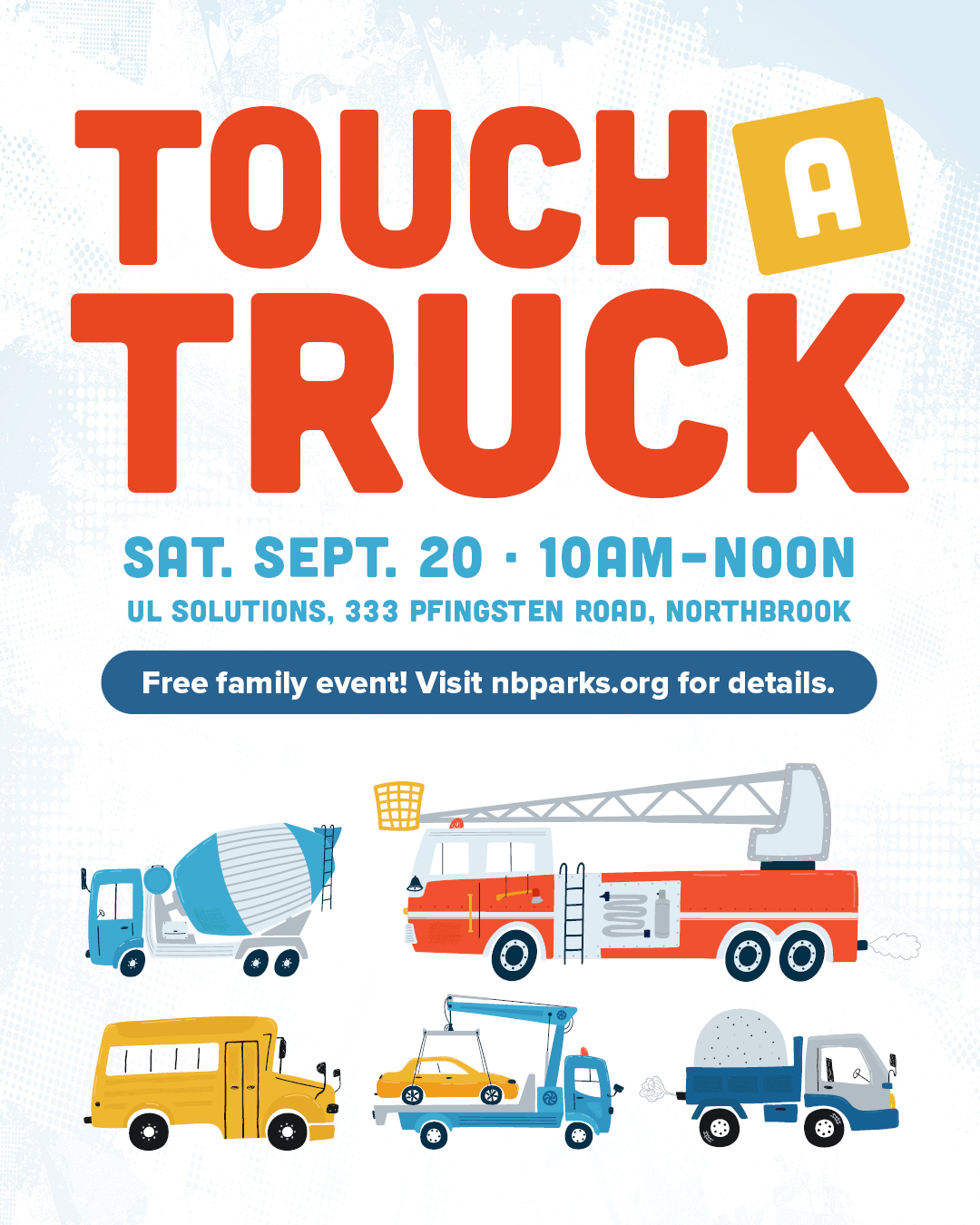 Touch a Truck on Sept 20