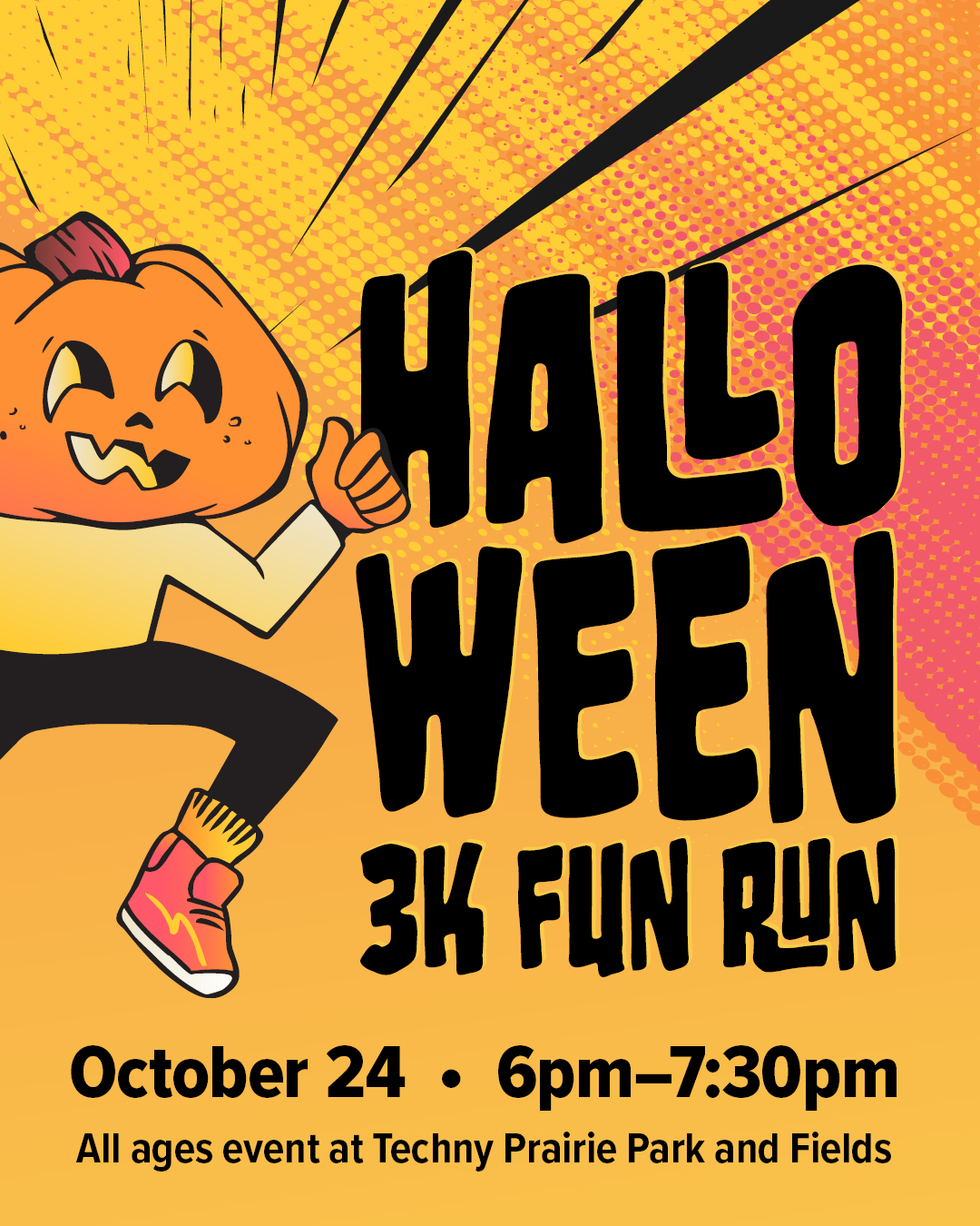 Halloween 3K Fun Run on October 24