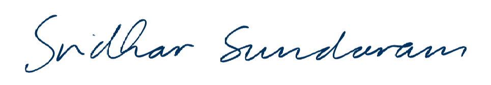 Signature of Dean Sundaram