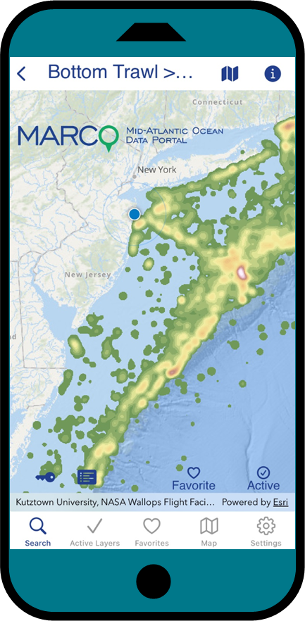 An illustration of a cell phone with a map on its screen