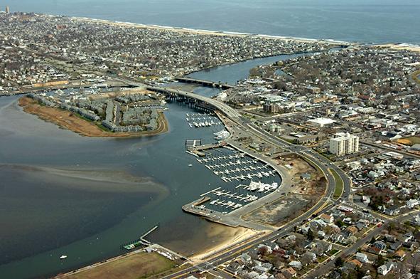 An aerial view of the Shark River Basin