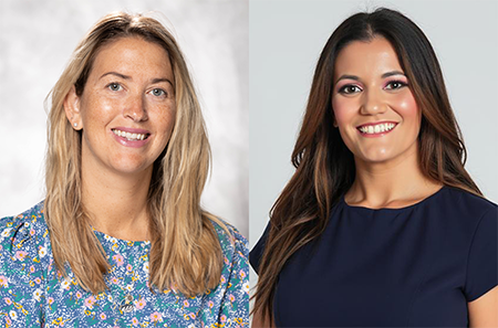 Photos of Rachel Forbes (left) and Falon Alo
