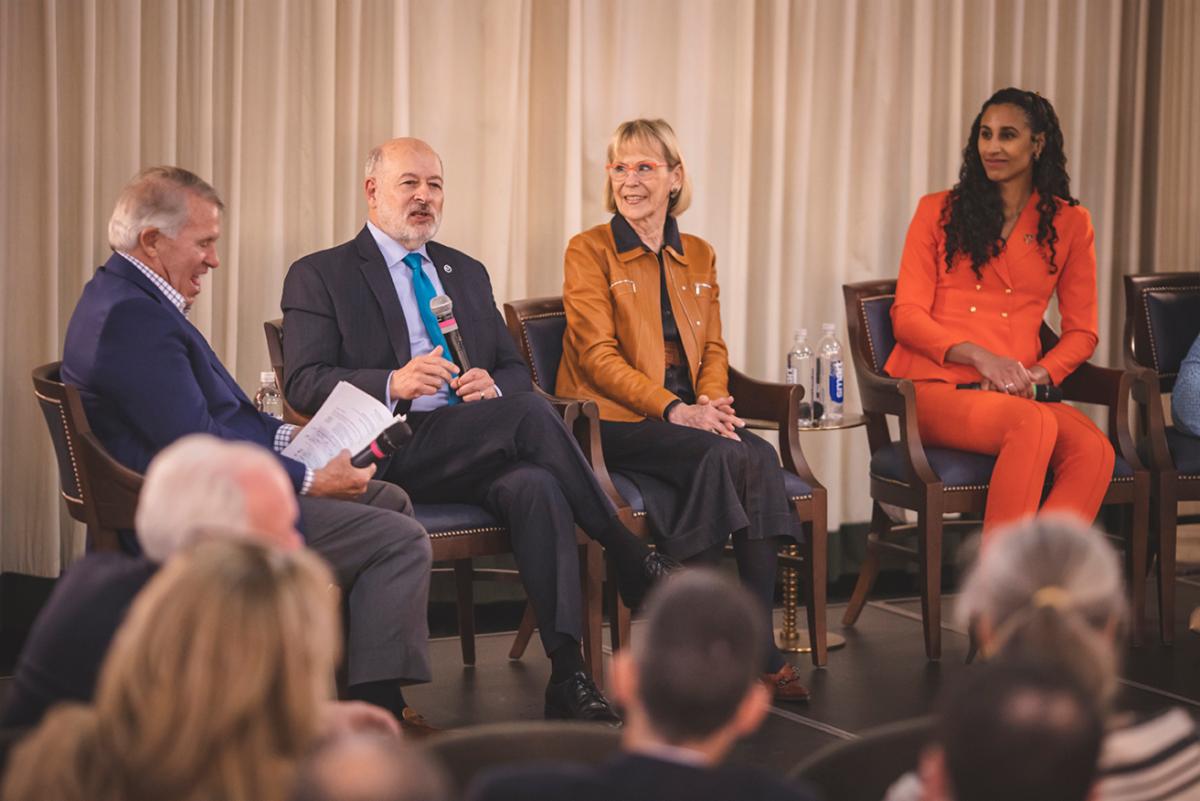 Panelists at the Future of the Ocean Symposium. 