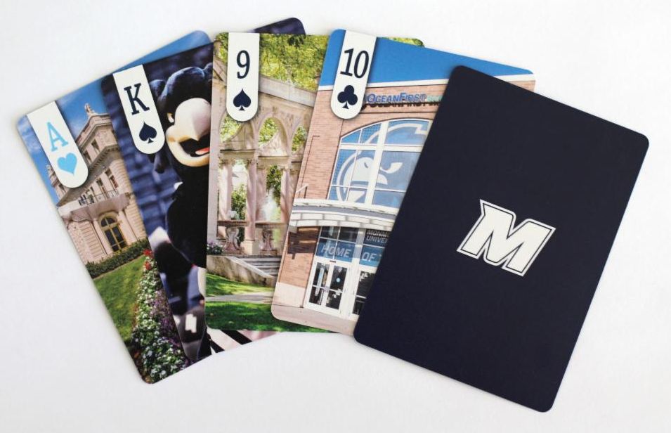 Monmouth University playing cards