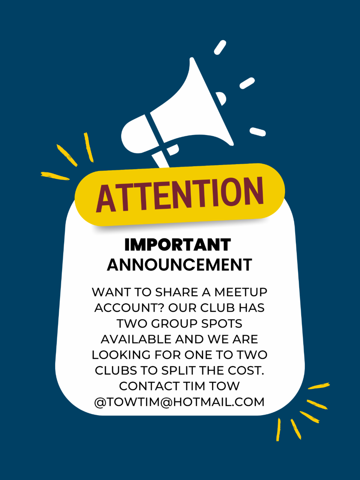attention