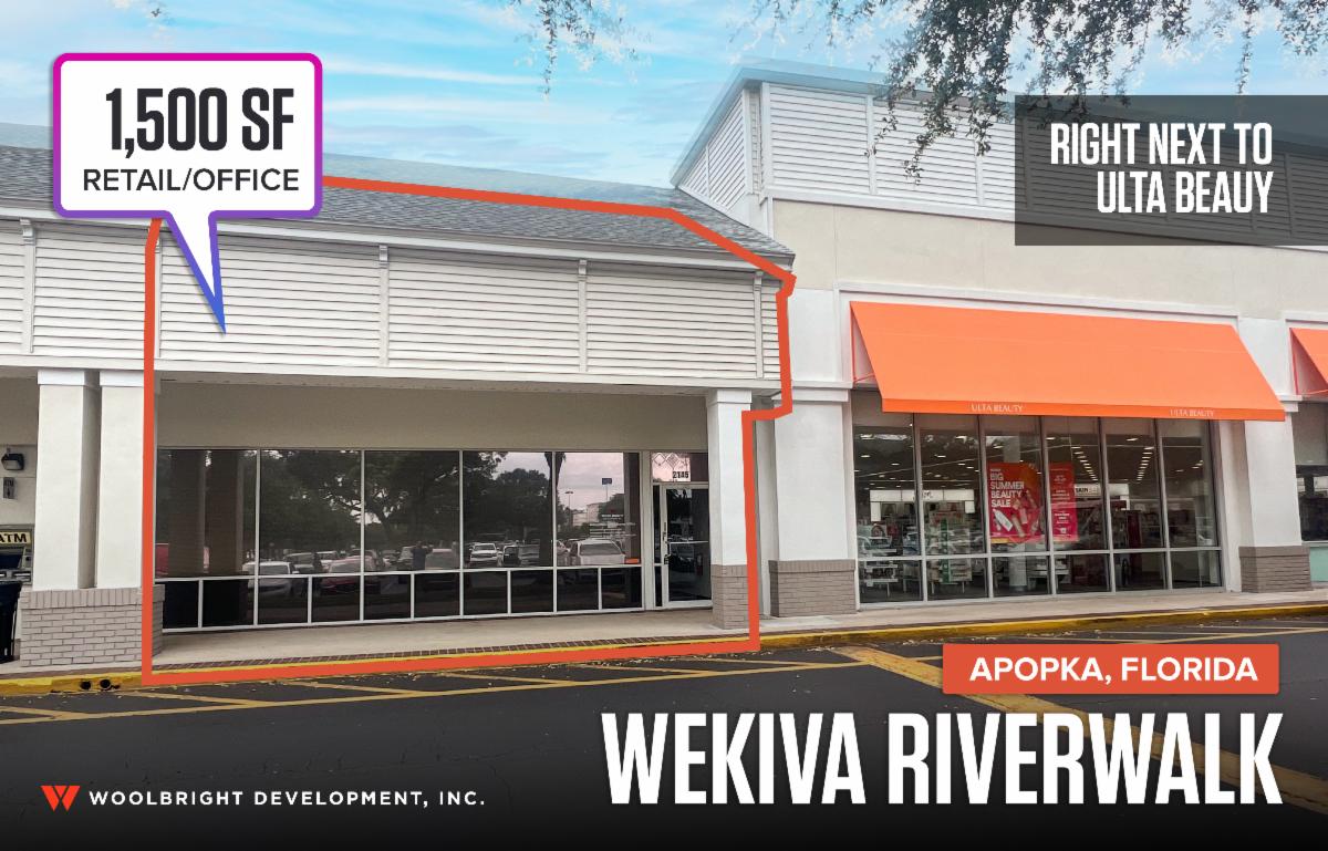 New Space Available at Wekiva Riverwalk in Apopka