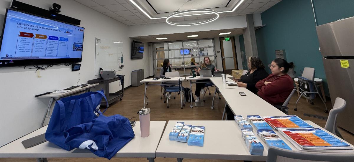 LMA staff giving training