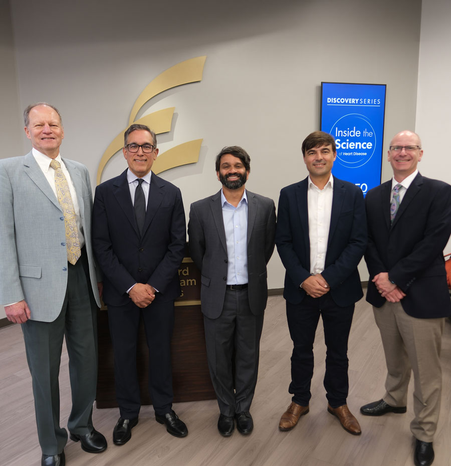 David Brenner with Ehtisham Mahmud, Sanjeev Ranade, Alexandre Colas and Kurt Marek
