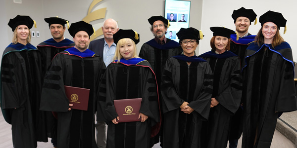 2025 Grad School Graduation Ceremony group photo