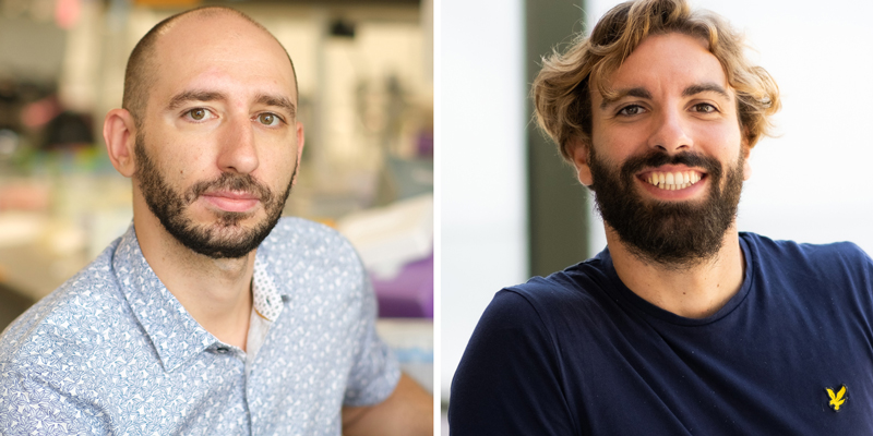 Luca Caputo and Gabriele Guarnaccia Image credit Sanford Burnham Prebys