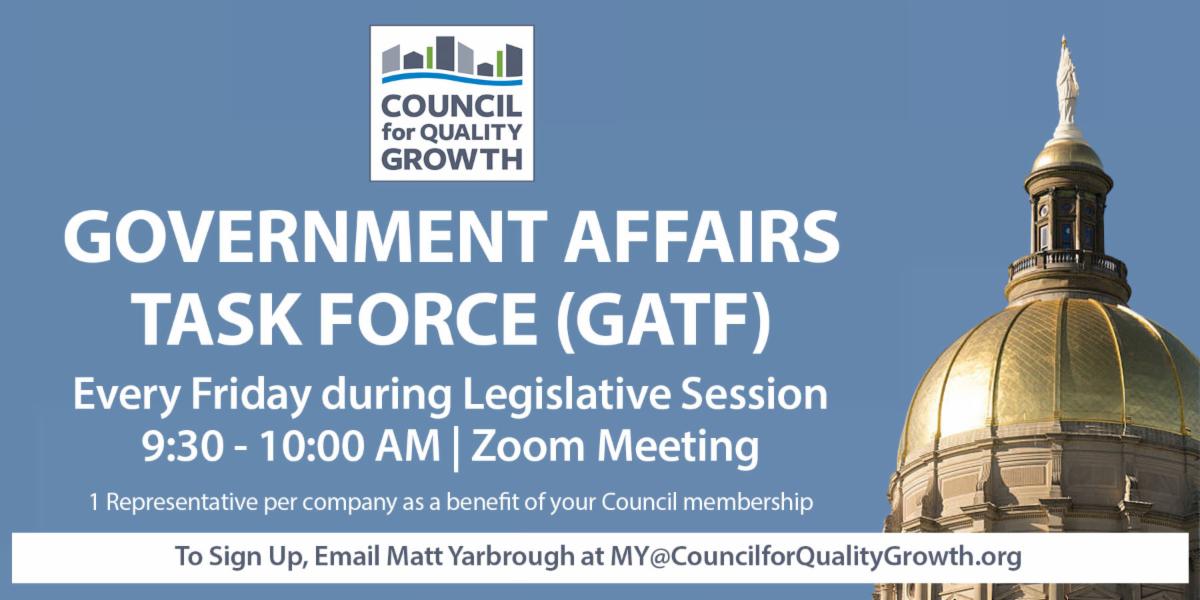 Under the Gold Dome: The Council's Weekly Legislative Recap