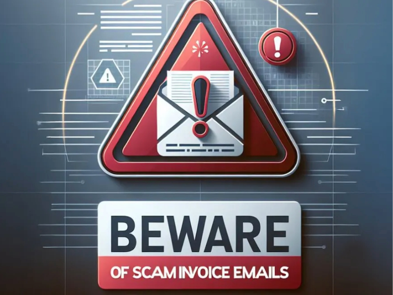 Beware icon: Scam notice.