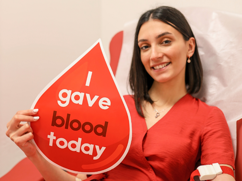 Community Blood Drive participant.