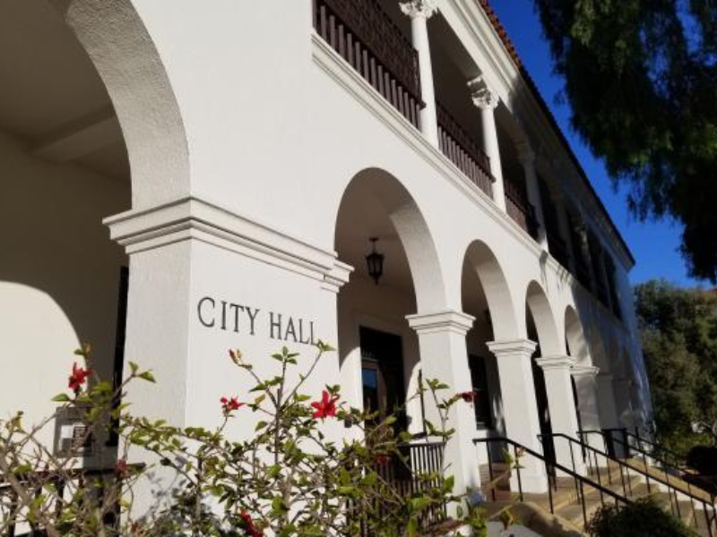 city hall entrance