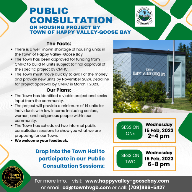 Public Consultation Proposed Town Housing Project