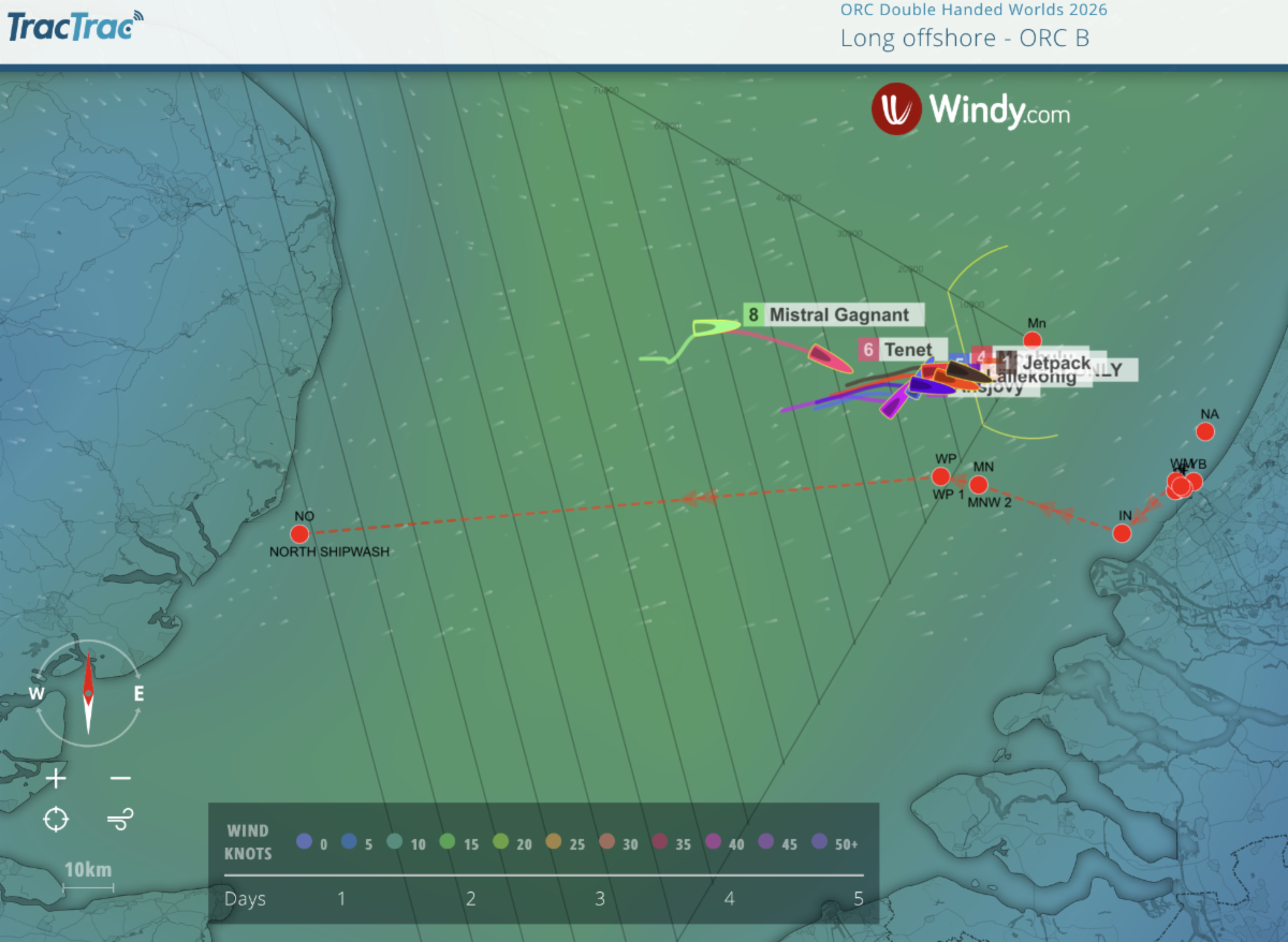 Harry Rek Great Progress in 2026 ORC DH Worlds Long Offshore Race