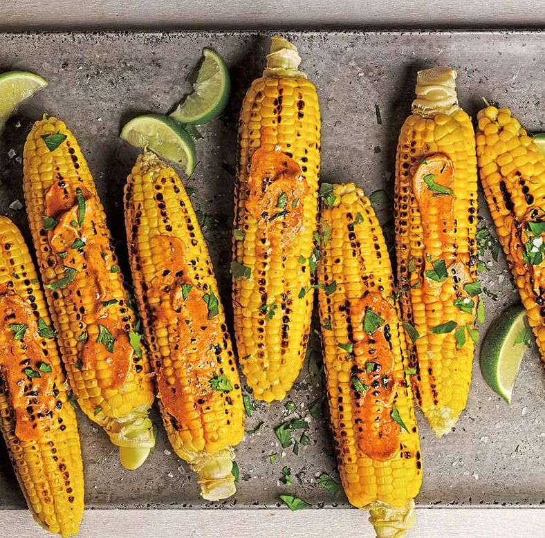 Grilled Corn with Smoked PaprikaLime Butter