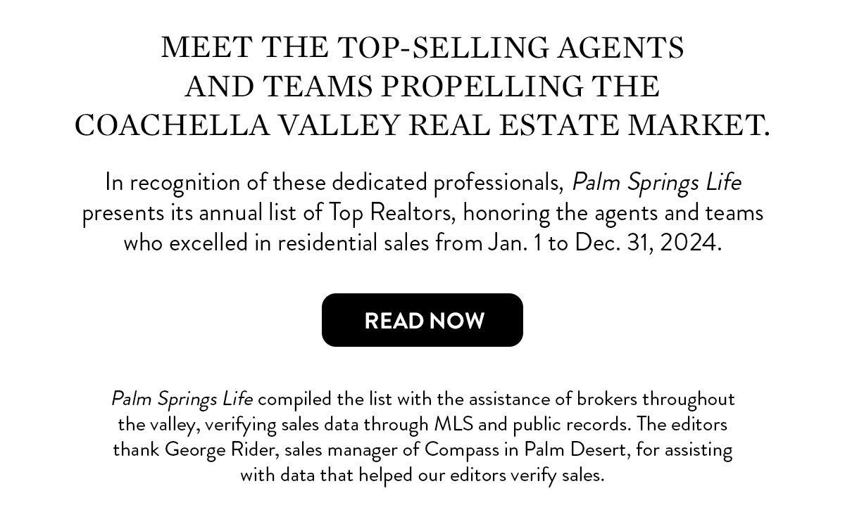 Meet the Coachella Valley Real Estate Leaders