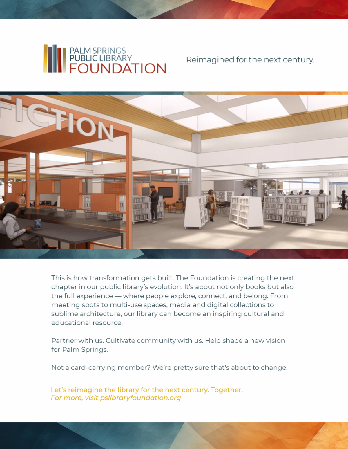 The Palm Springs Public Library, Reimagined!