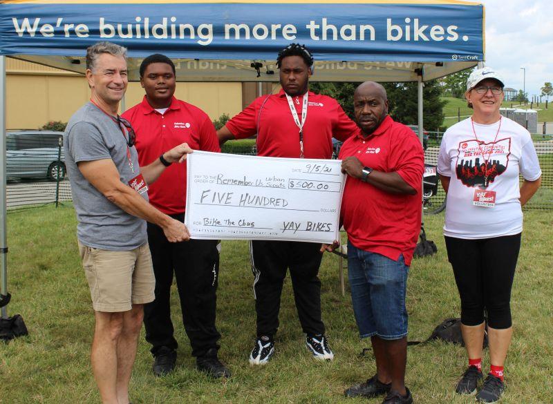 $500 Donation to Remember Us Urban Scouts