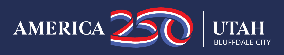 America250 Utah Bluffdale City Logo