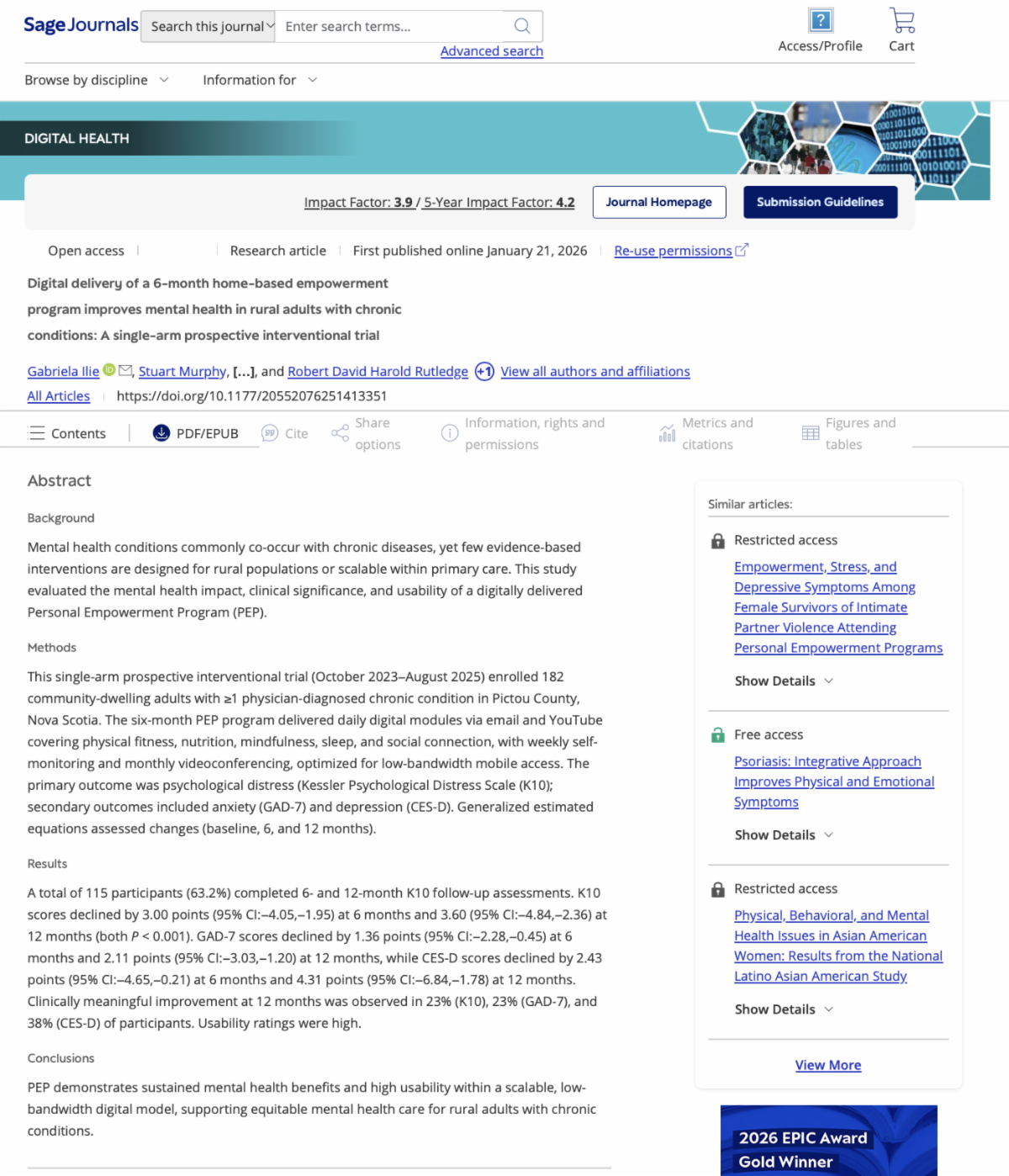 Featured lab publications
