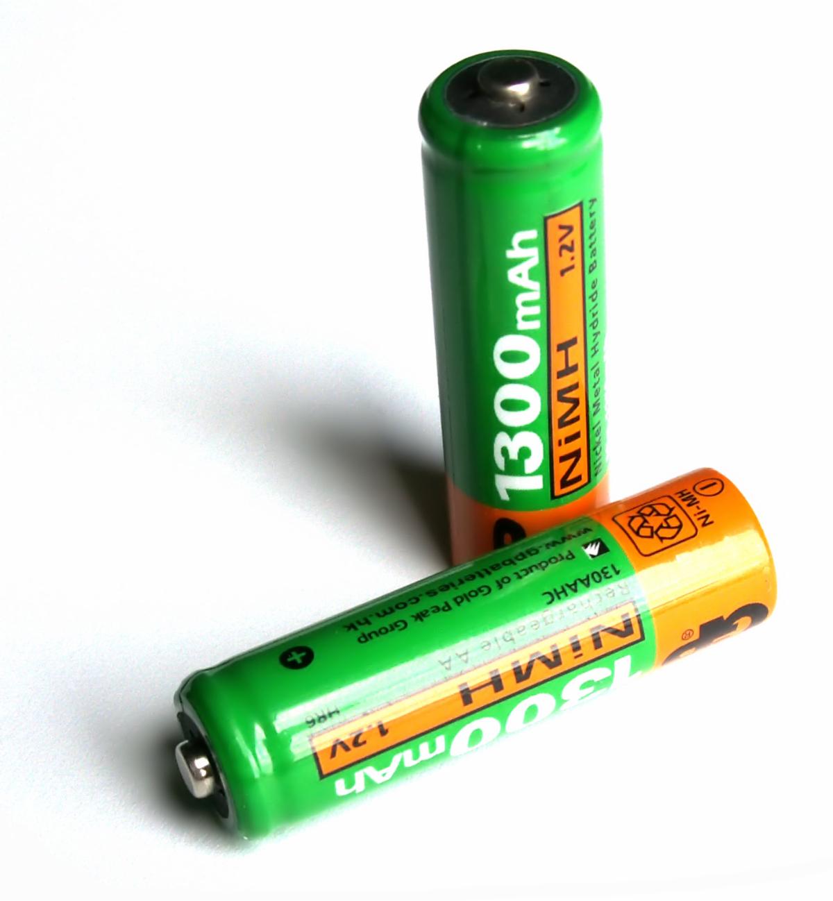 Two single-use batteries