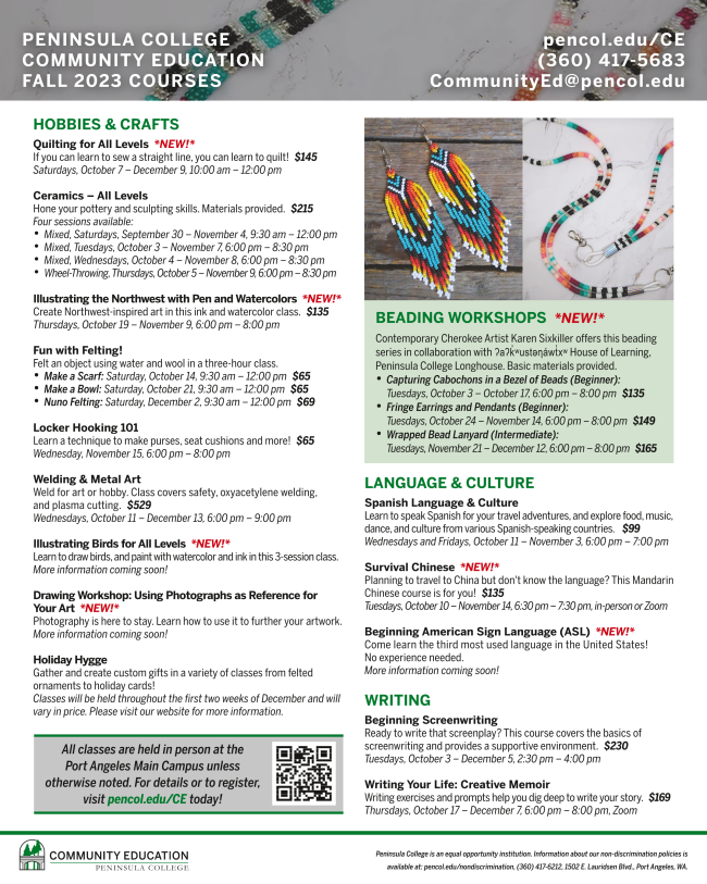 Fall Catalogue Flyer