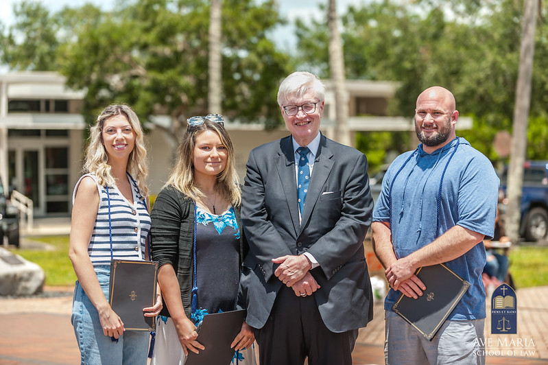 Dean John Czarnetzky with Pro Bono Superstars - from left, Rachel Catana, Heather Ochs, John Czarnetzky, and Nicholas Davis.