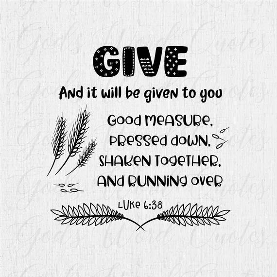 Luke 6 38