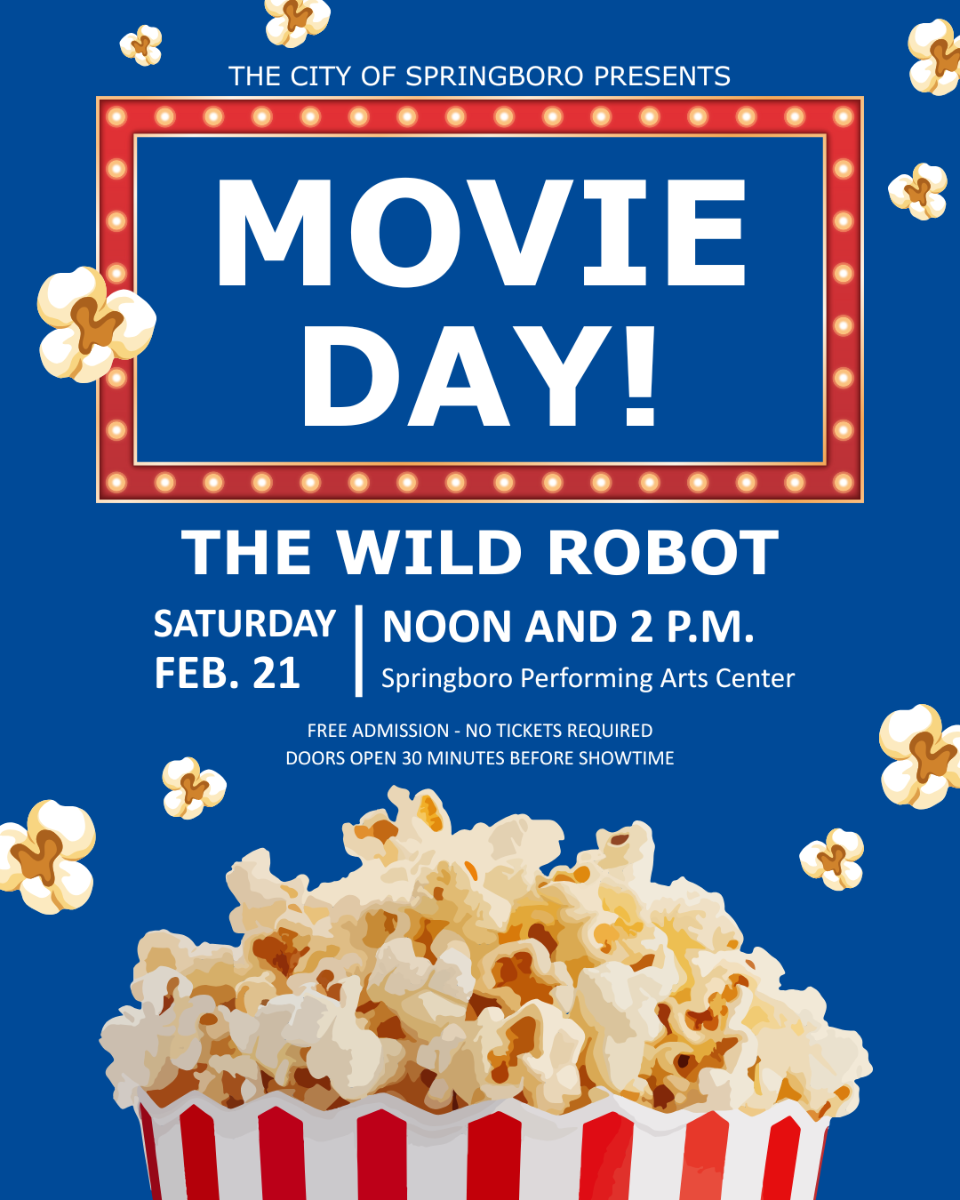 Movie Day and popcorn image