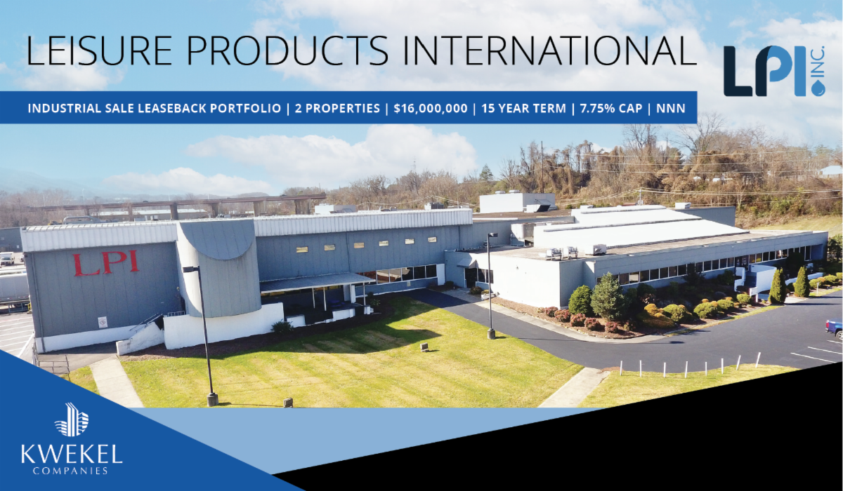 Industrial Portfolio Sale Leaseback 2 Properties Johnson City, TN