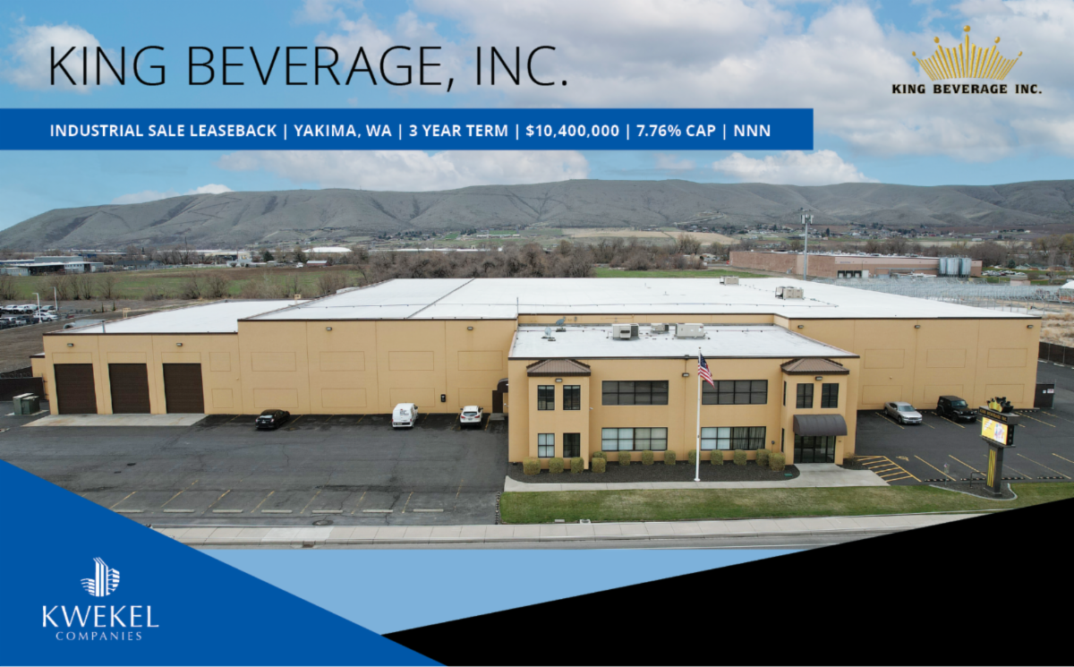 King Beverage Industrial Sale Leaseback Cold Storage Distribution