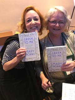 Catherine and author Mary Norris