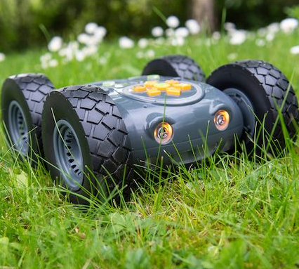 Tuff-Bot traversing grass