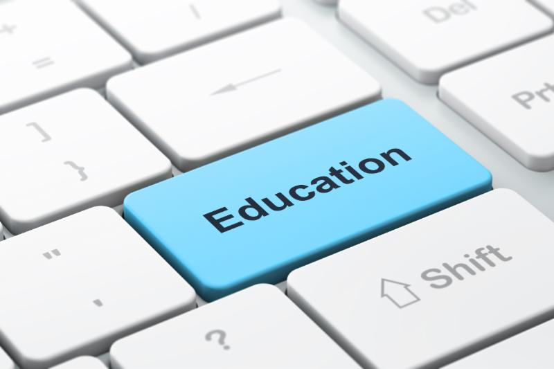 keyboard with education key