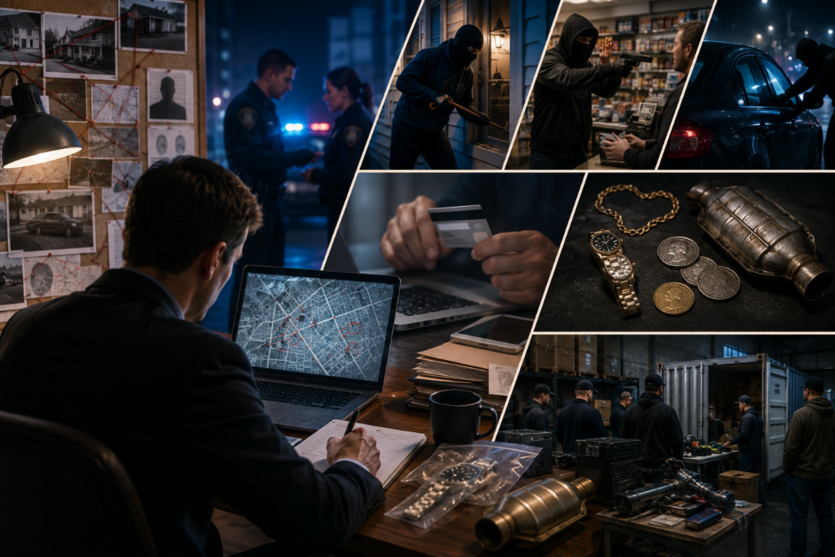 Parcel Detectives Investigating Property Crimes for New Detectives and Criminal Investigators