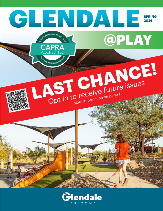Spring 2026 Glendale@Play Recreation Magazine