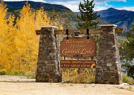 grand lake sign